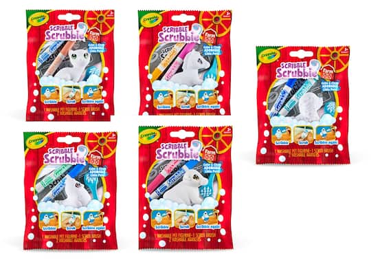 Crayola® Scribble Scrubbie® Farm Animal Blind Pack
